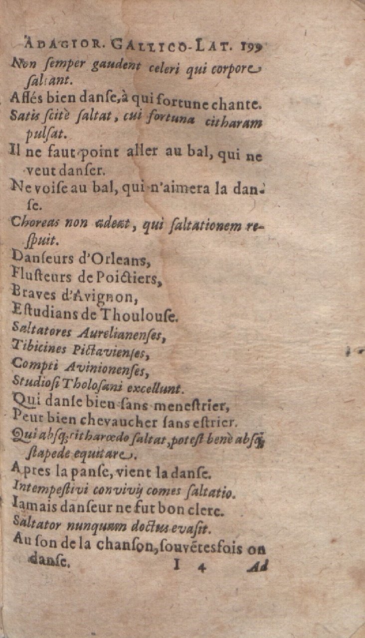 1612 - Dominicus Custos - Trésor des proverbes français - Bibliopol-Olomuc 1612 - Dominicus Custos - Trésor des proverbes français - Bibliopol-Olomuc
