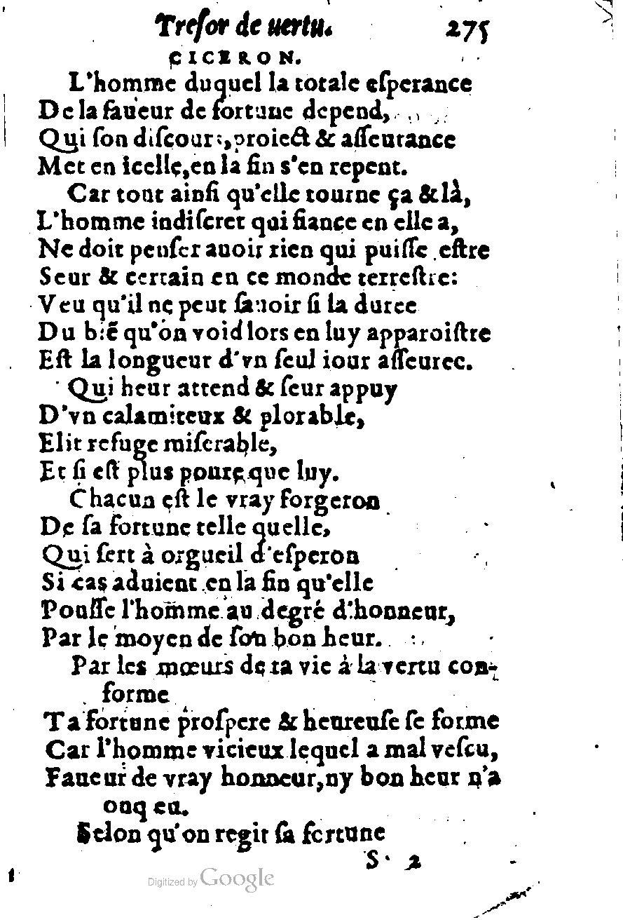 1576 - Benoît Rigaud - Trésor de vertu - British Library 1576 - Benoît Rigaud - Trésor de vertu - British Library