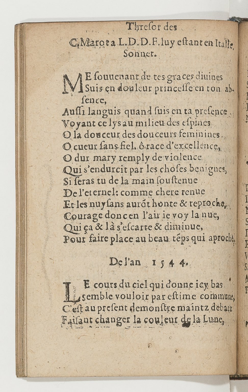 1568c. - Veuve Jean Bonfons - Trésor des joyeuses inventions du parangon de poésies - BnF Arsenal
