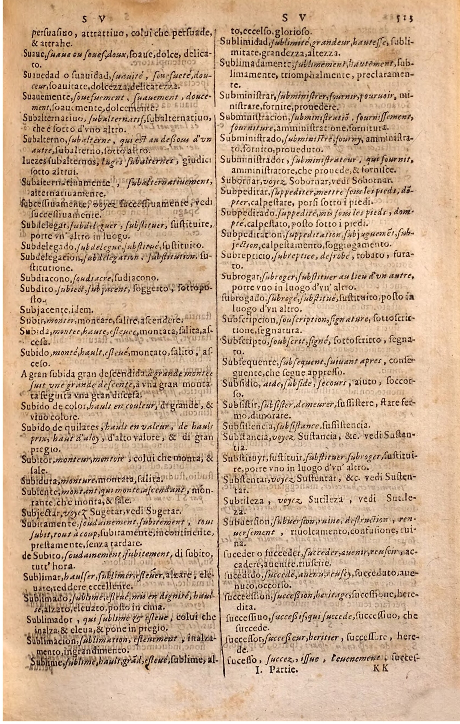 1627 - Jacques Crespin - Trésor des trois langues - Regensburg
