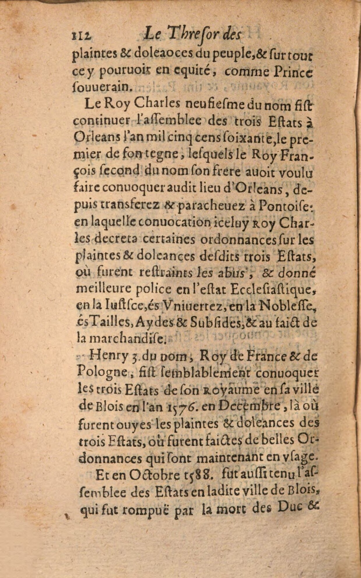 1639 - Jean Corrozet - Trésor des histoires de France - BSB Munich