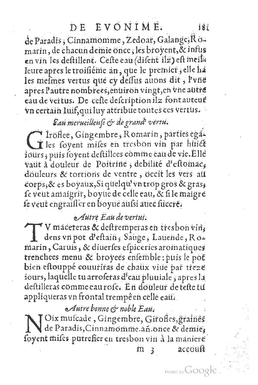 1557 - Antoine Vincent - Trésor d’Evonyme Philiatre - UC Madrid