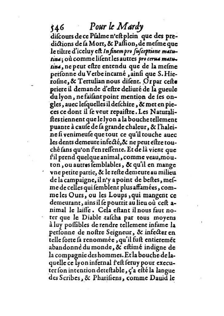 1607 - Nicolas Du Fossé - Trésor quadragésimal - T 02 - BM Lyon