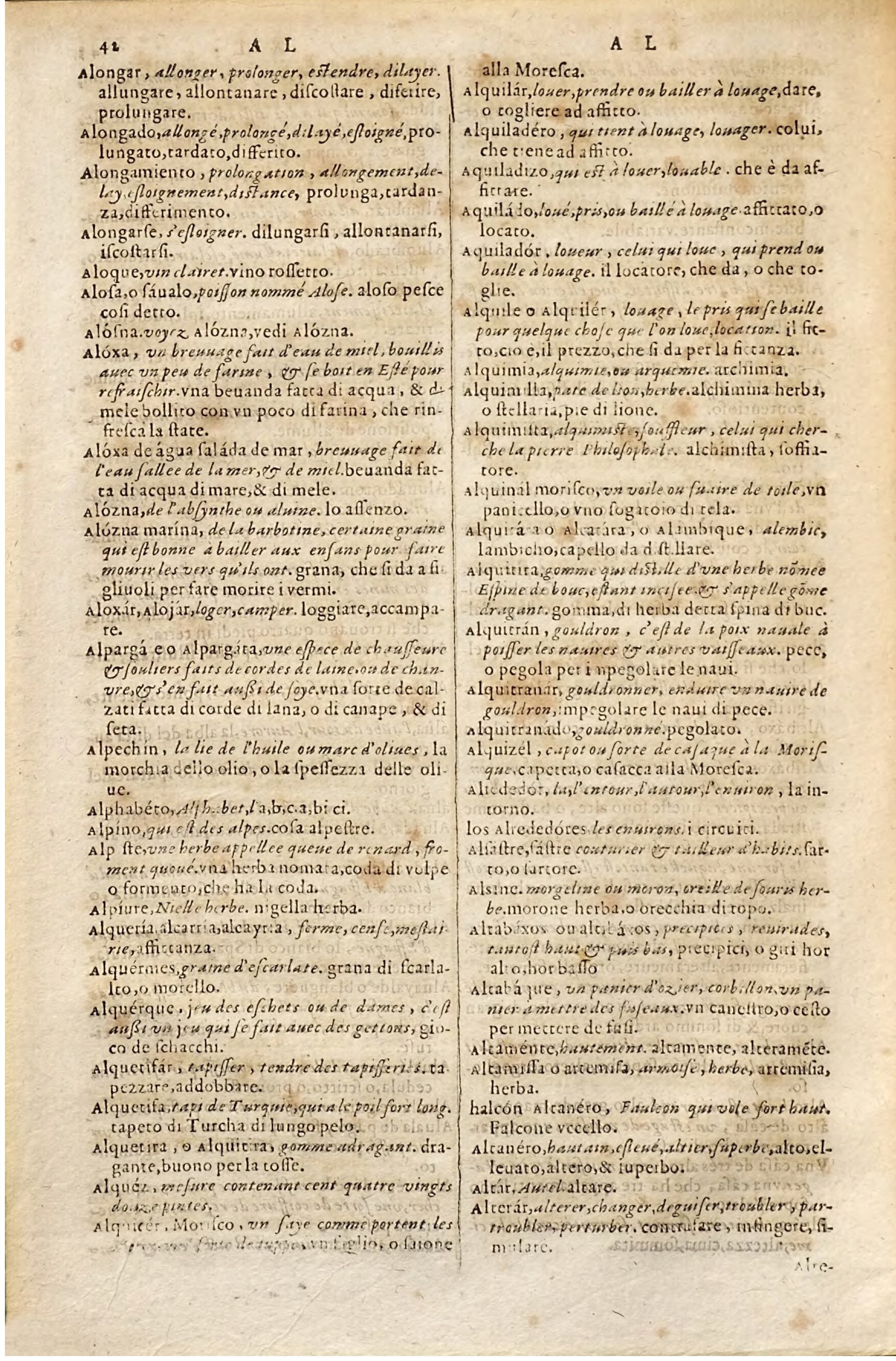 1627 - Jacques Crespin - Trésor des trois langues - Regensburg