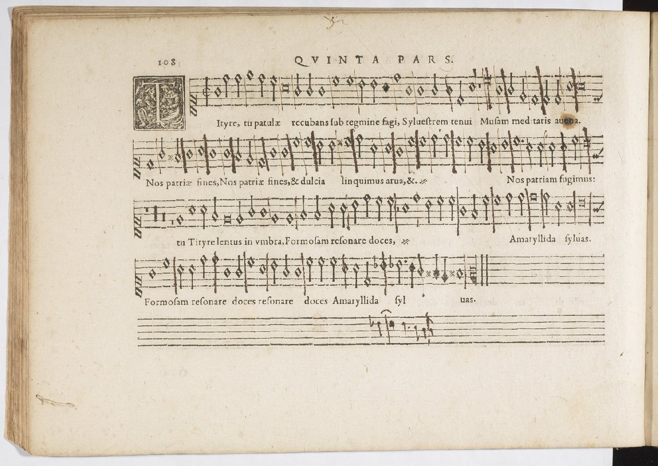 1594 - Paul Marceau - Trésor de musique d&#039;Orlande de Lassus, Superius, Bassus, Tenor, Quinta pars - BnF