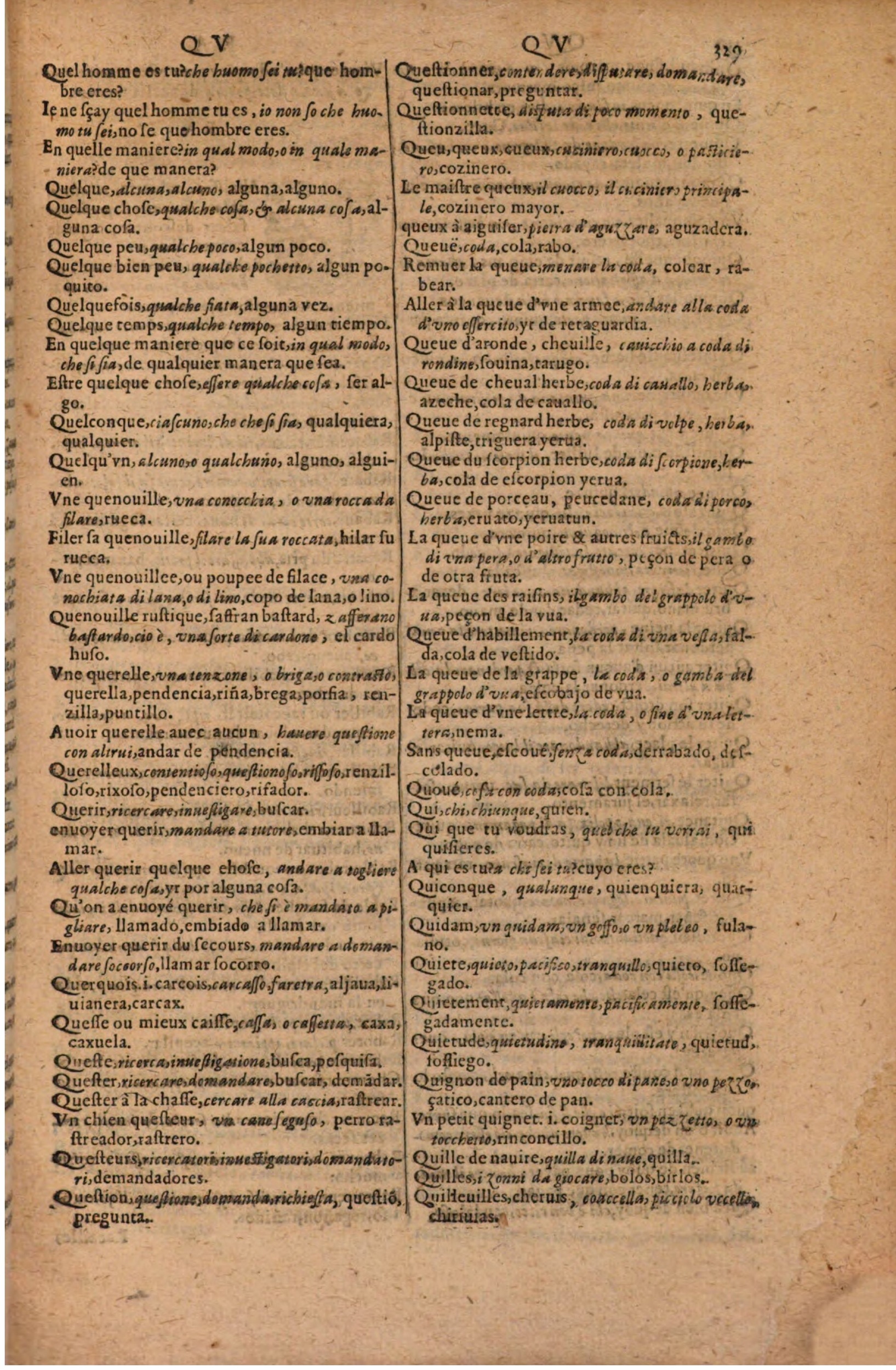 1616 - Pierre de la Rovière - Trésor des trois langues (Seconde partie) - BSB Munich
