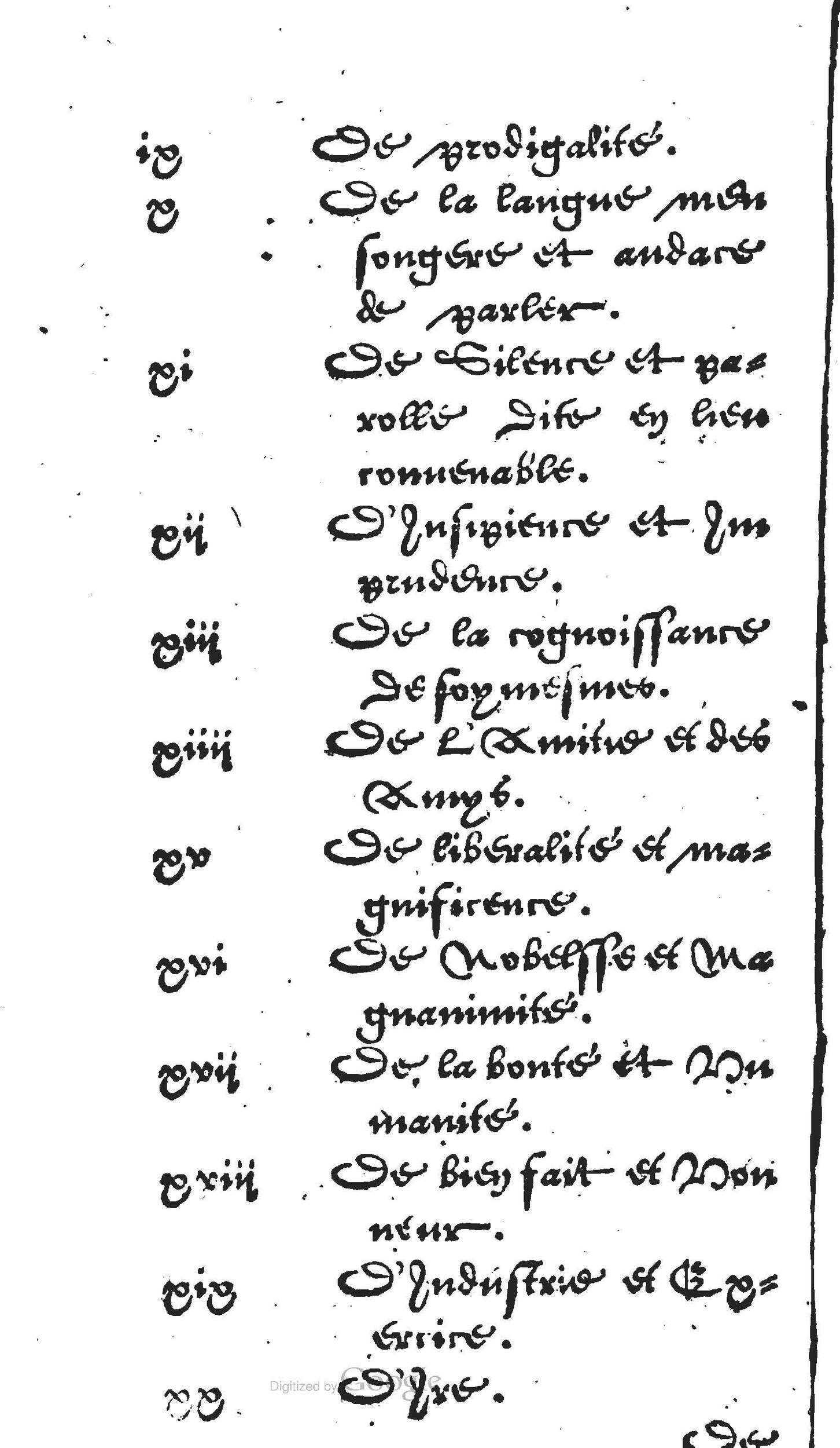 1560 - Jean Bellère - Trésor de vertu - Det Kongelige Bibliotek 1560 - Jean Bellère - Trésor de vertu - Det Kongelige Bibliotek