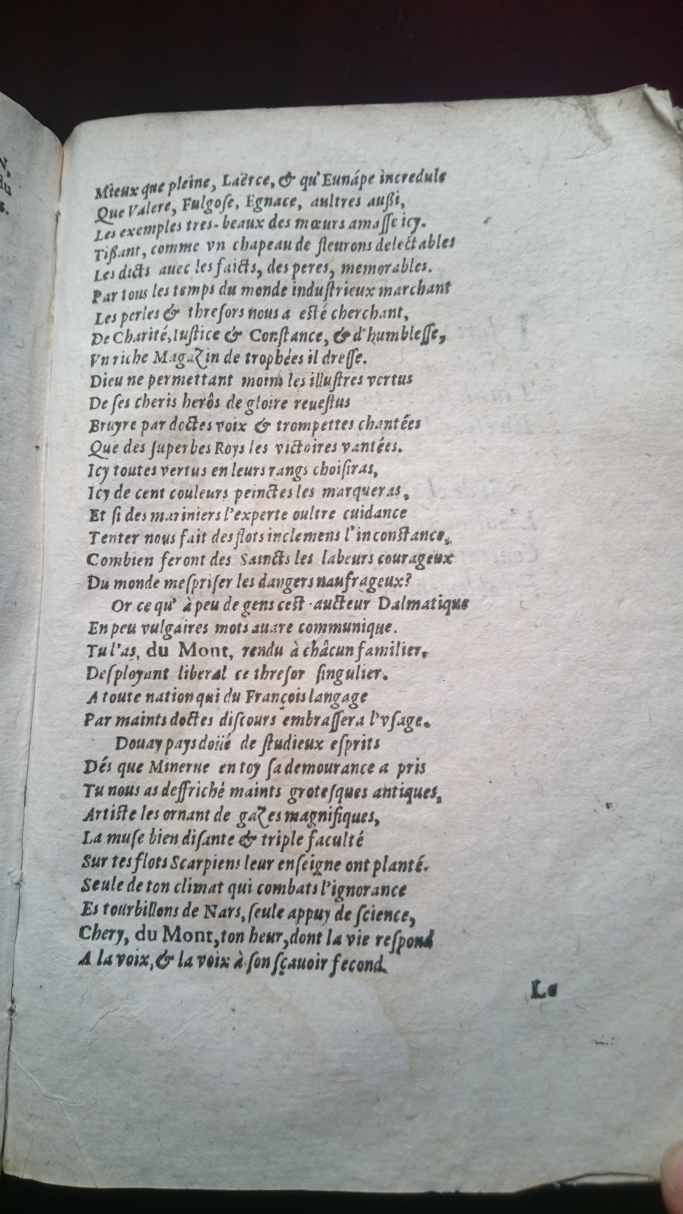 1596 - Jean Bogart - Trésor des faits et dits mémorables des hommes saints et illustres - BM Amiens