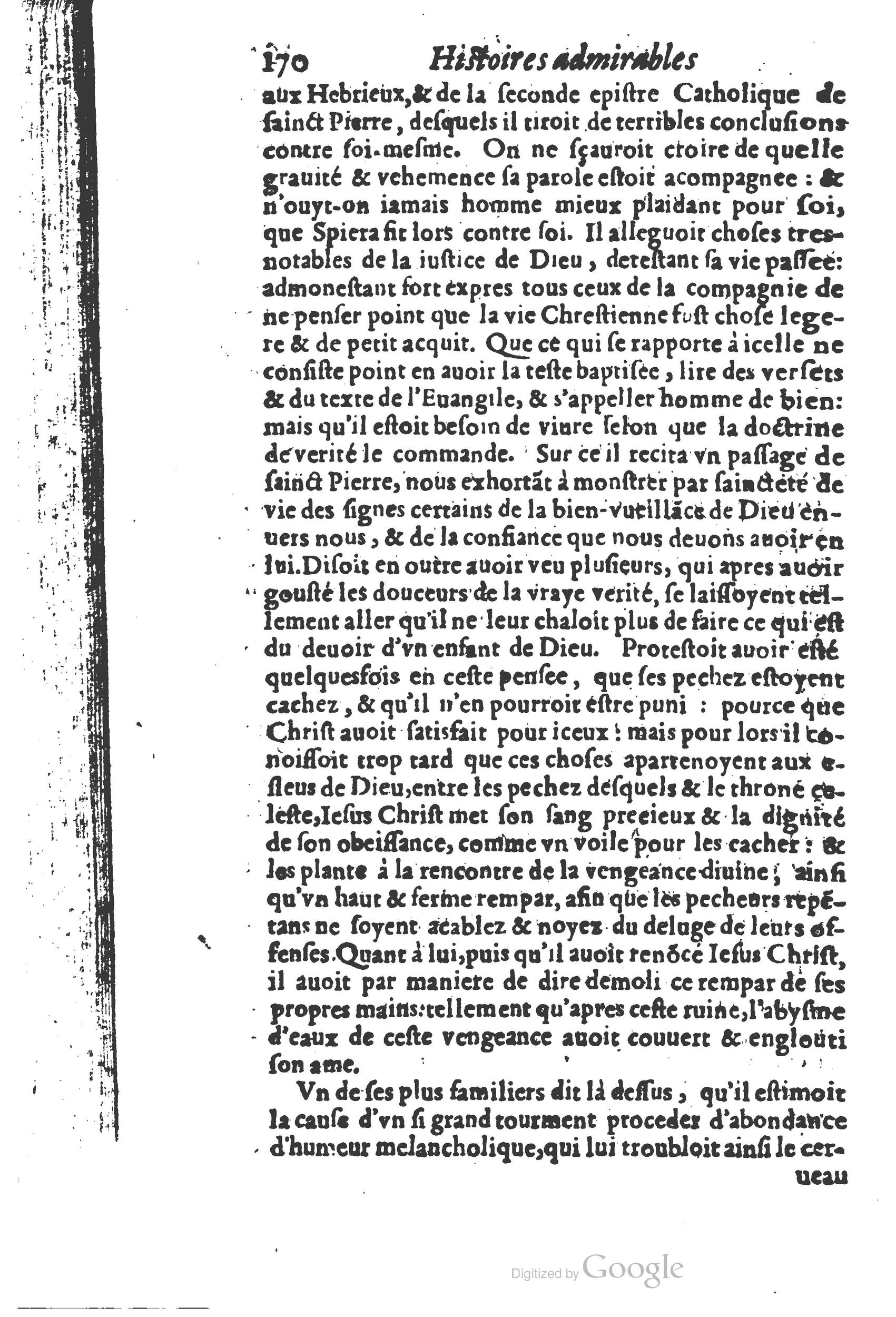 1610 - Paul Marceau - Trésor d’histoires admirables et mémorables - Princeton
