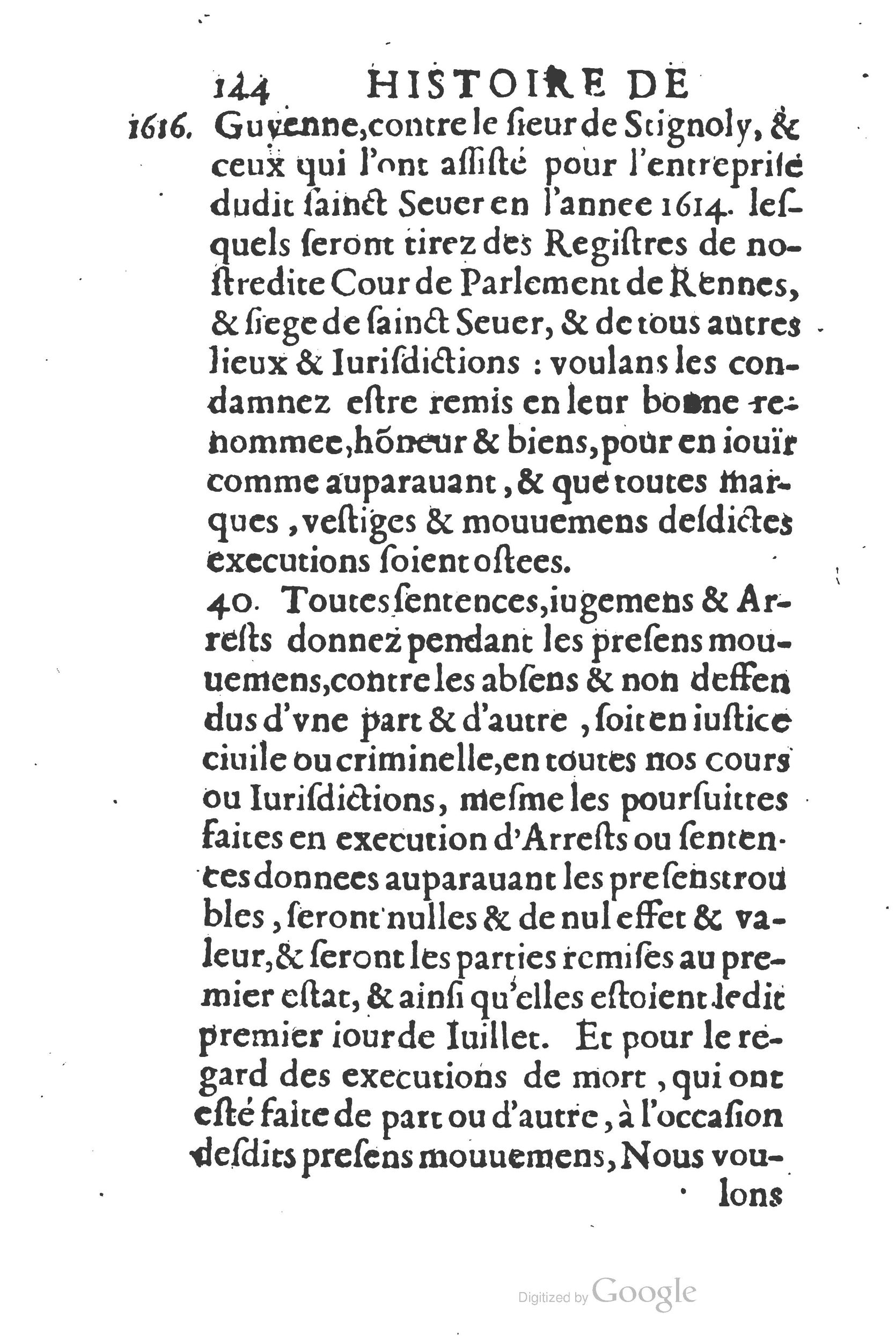 1626 - Joseph Bouillerot - Trésor de l’histoire générale de notre temps - BSB Munich
