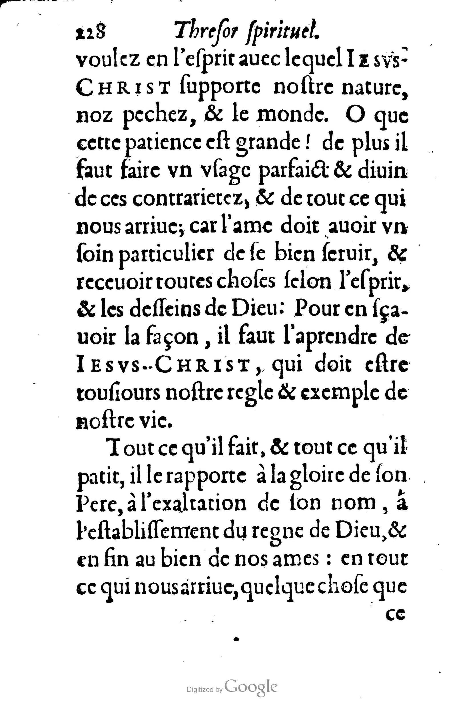 1633 - François Waudré - Trésor spirituel contenant les excellences du christianisme - BM Lyon