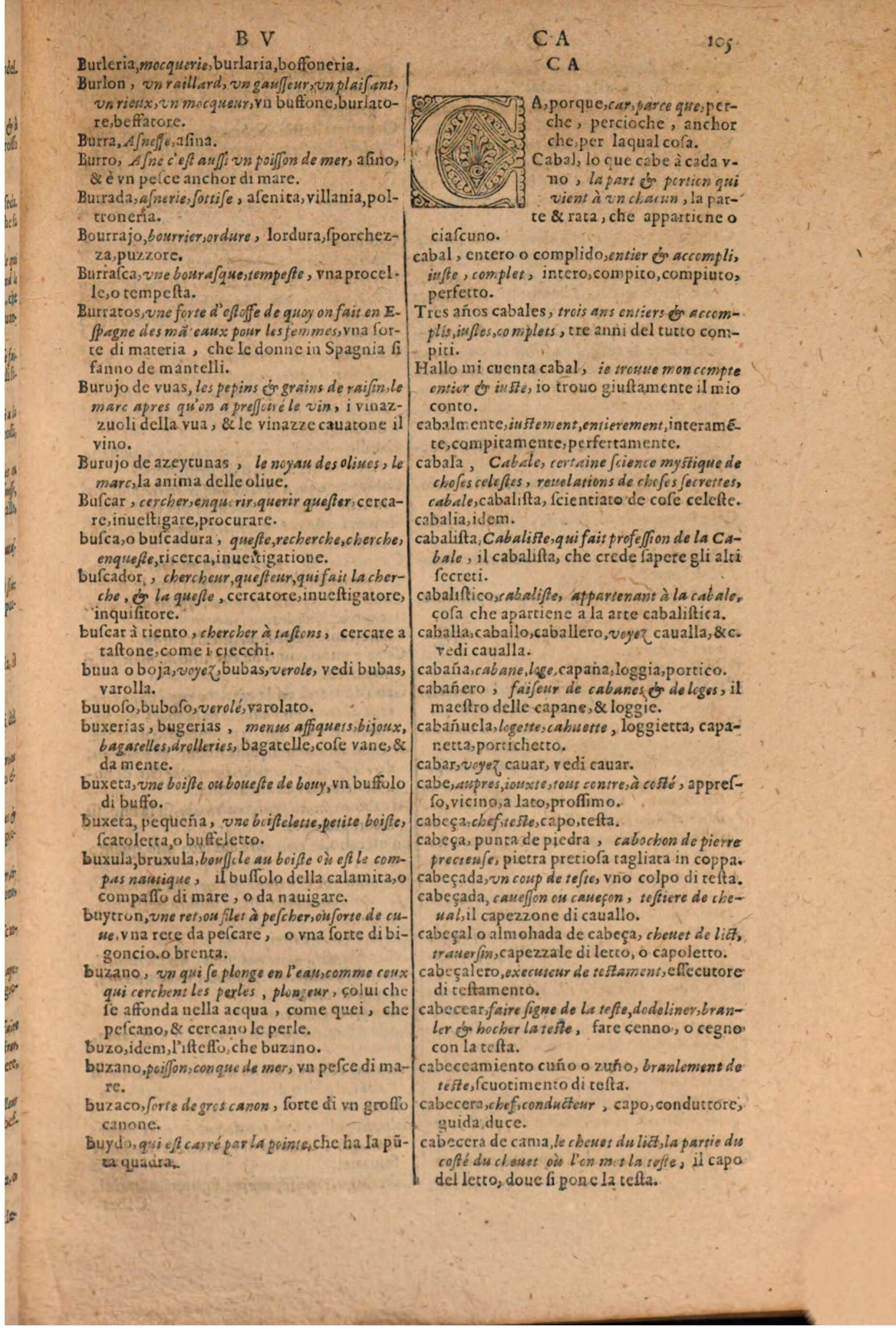 1606 Samuel Crespin Thresor des trois langues, francoise, italiene et espagnolle - BSB-119.jpeg