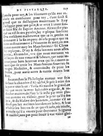 1574 - Benoît Rigaud - Trésor des vies de Plutarque - Avignon