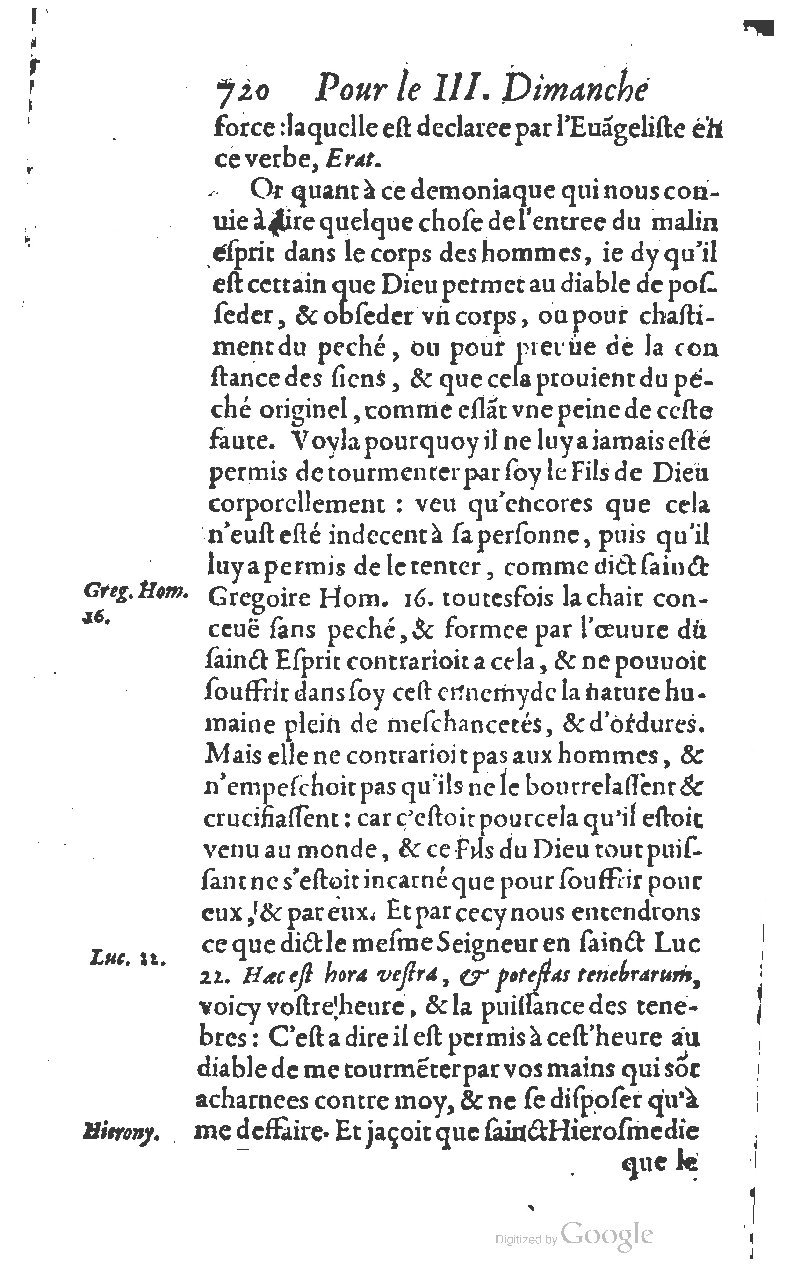 1607 - Nicolas Du Fossé - Trésor quadragésimal - T 01 - BM Lyon