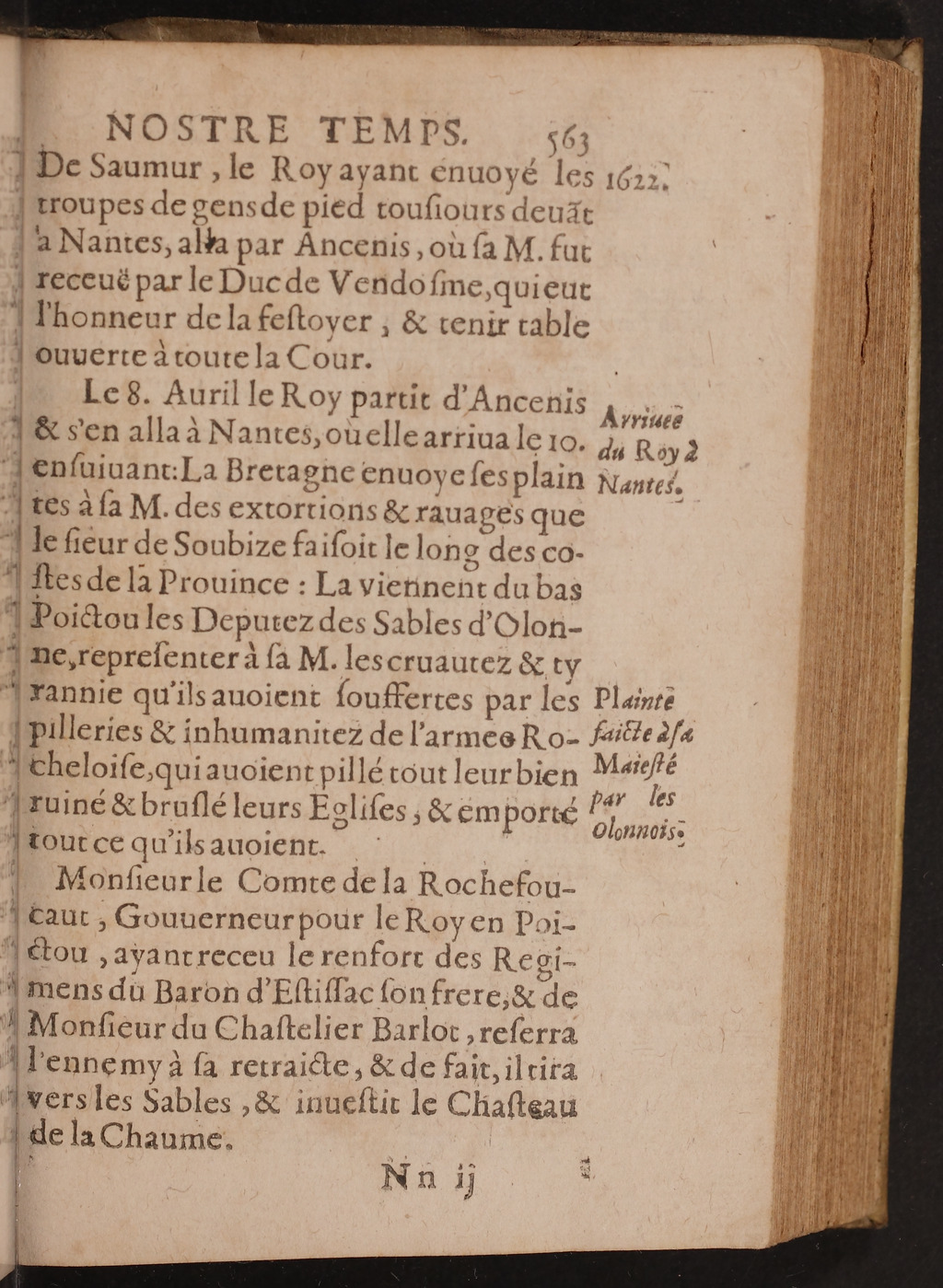 1626 - Joseph Bouillerot - Trésor de l’histoire générale de notre temps - BnF Arsenal
