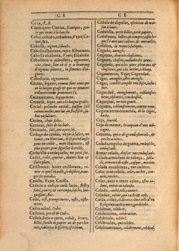 1607 - Marc Orry - Trésor des deux langues espagnole et française (Première et Seconde parties) - ÖNB Wien