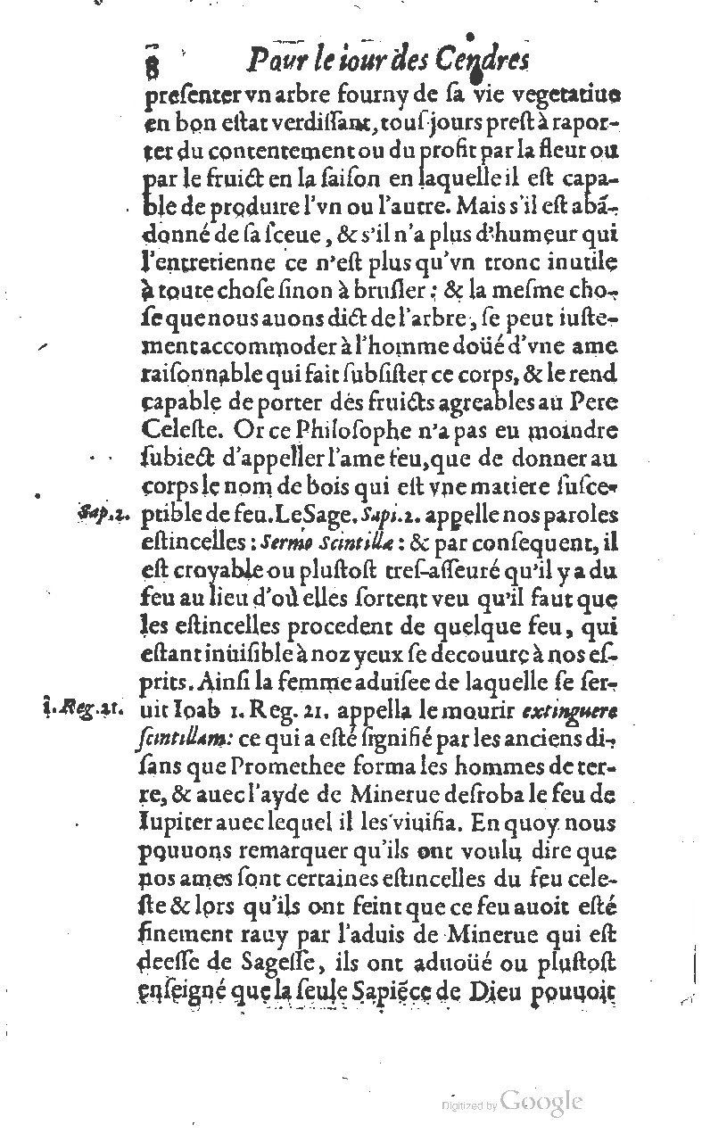 1607 - Nicolas Du Fossé - Trésor quadragésimal - T 01 - BM Lyon