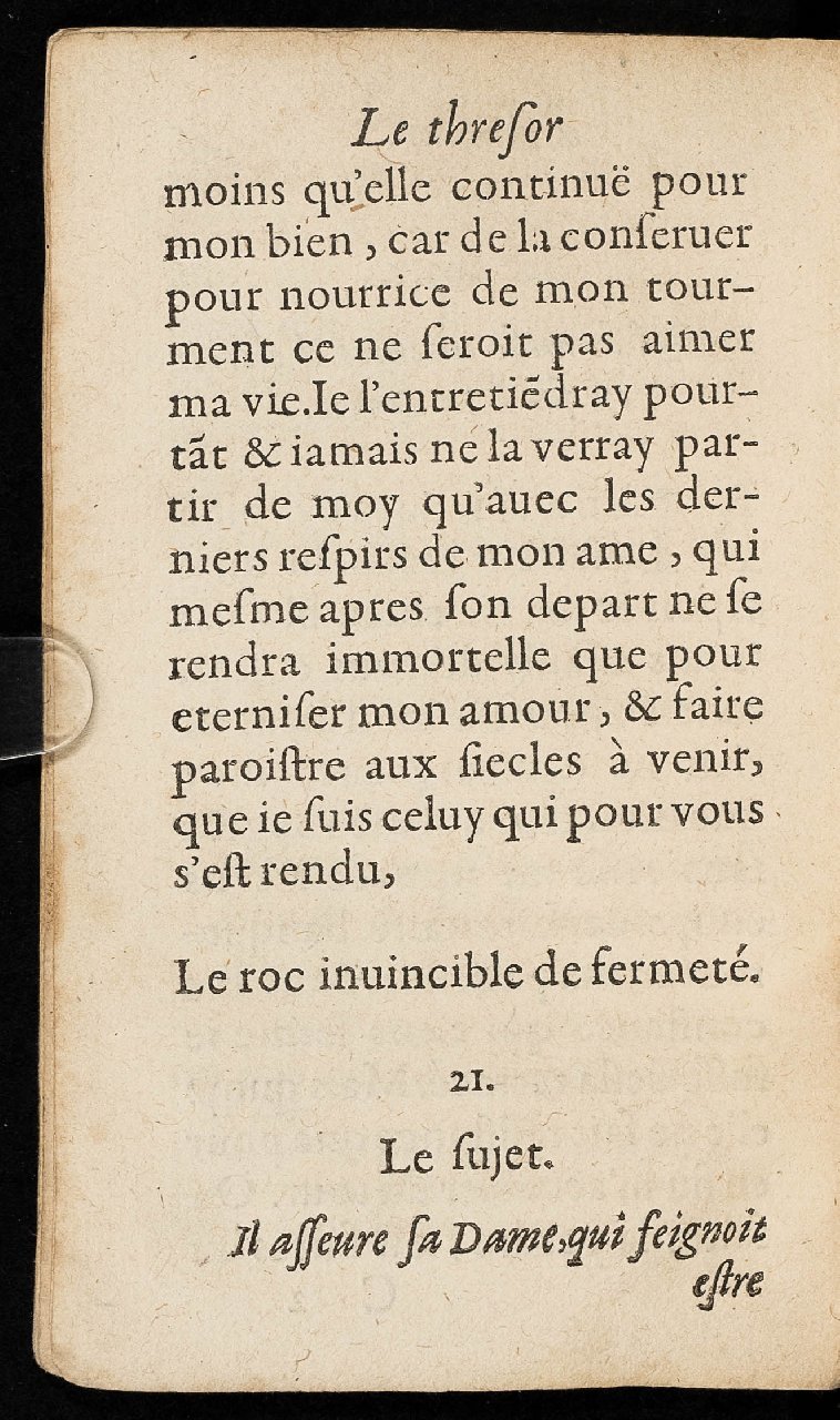 1597 - Thibaud Ancelin - Trésor d’amour - Stuttgart