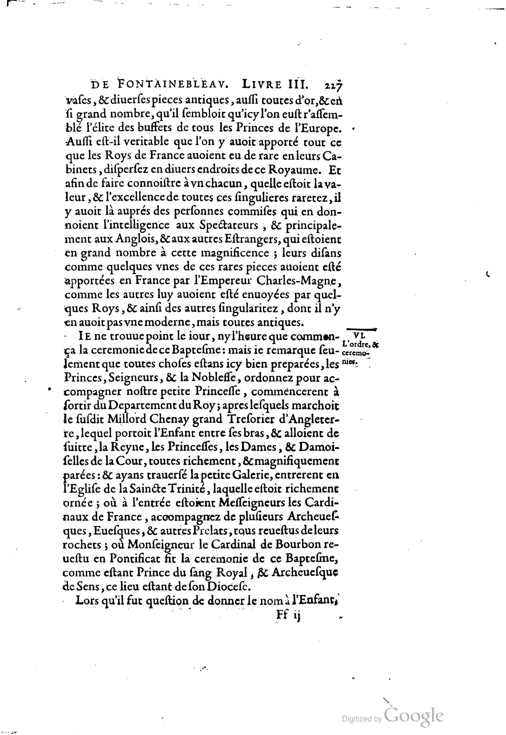 1642 - Sébastien Cramoisy - Trésor des merveilles de la maison royale de Fontainebleau - BM Lyon 1642 - Sébastien Cramoisy - Trésor des merveilles de la maison royale de Fontainebleau - BM Lyon