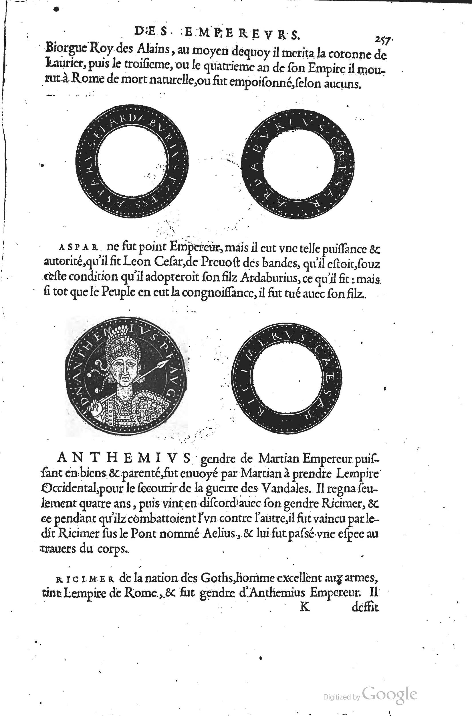 1553 - Jacopo Strada et Thomas Guérin - Épitome du Trésor des antiquités - Prague 1553 - Jacopo Strada et Thomas Guérin - Épitome du Trésor des antiquités - Prague