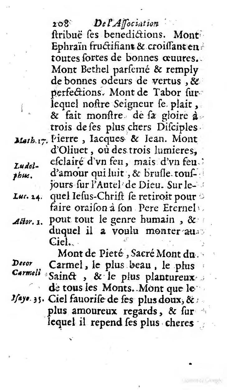 1646 - Jean Piot - Trésor inestimable de Saint-Joseph - BNC Rome