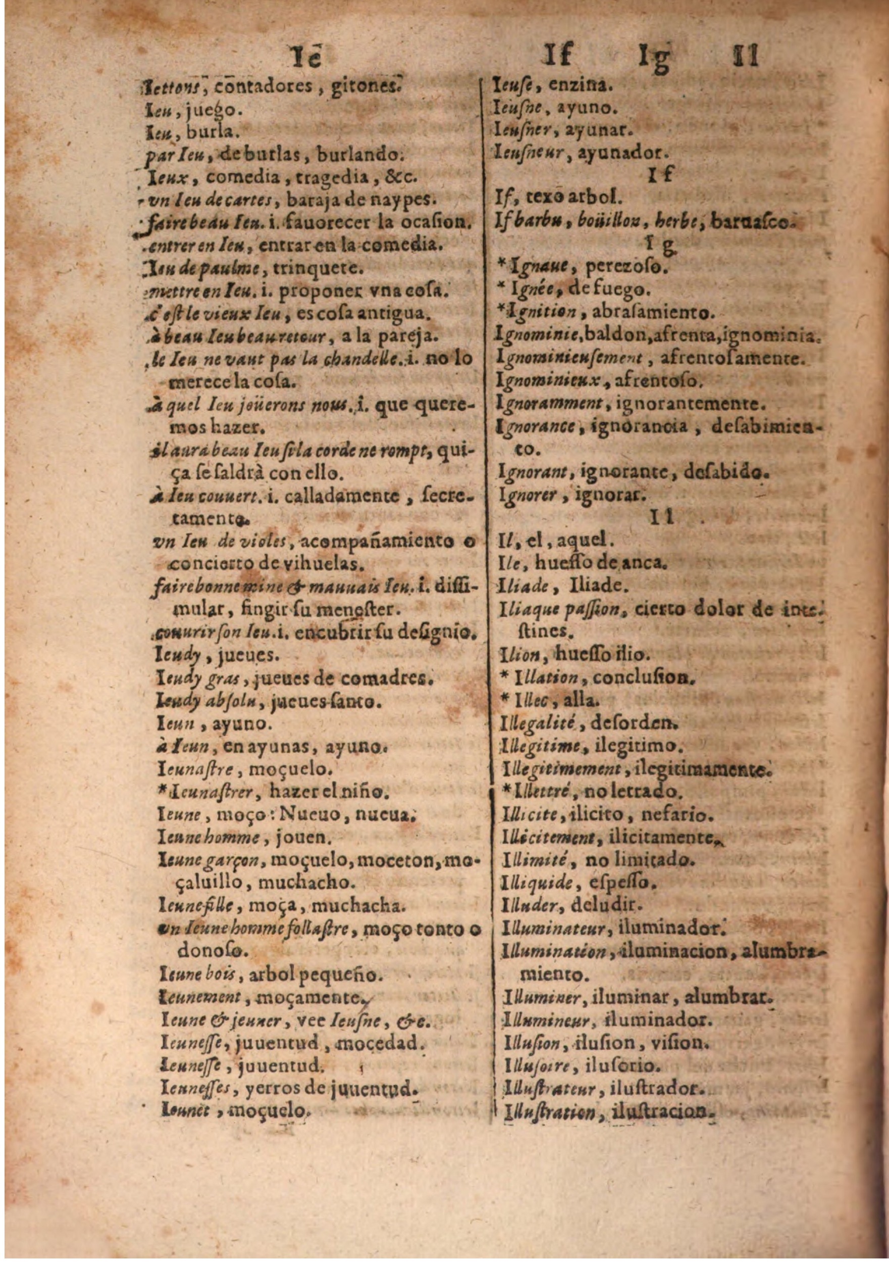 1645 - A. de Sommaville et A. Courbé - Trésor des deux langues espagnole et française (Seconde partie) - BSB Munich