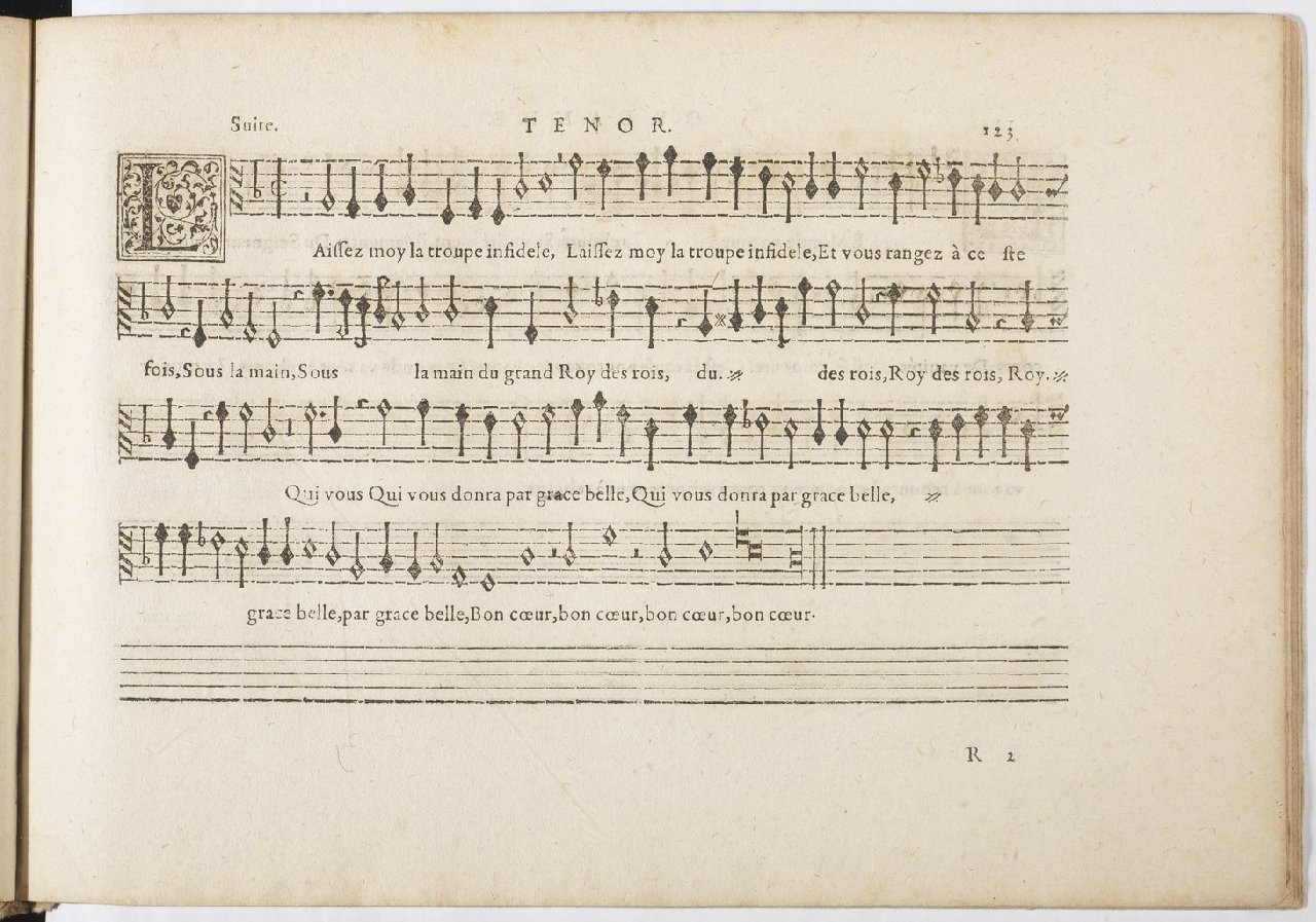 1594 - Paul Marceau - Trésor de musique d&#039;Orlande de Lassus, Superius, Bassus, Tenor, Quinta pars - BnF