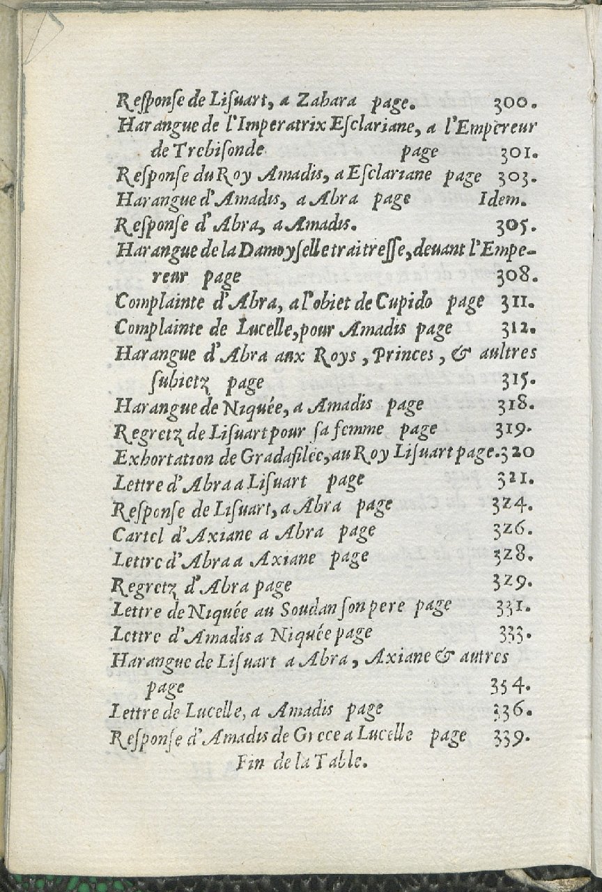 1559 - Pierre Regnard - Trésor des Amadis - Det KLG Copenhague