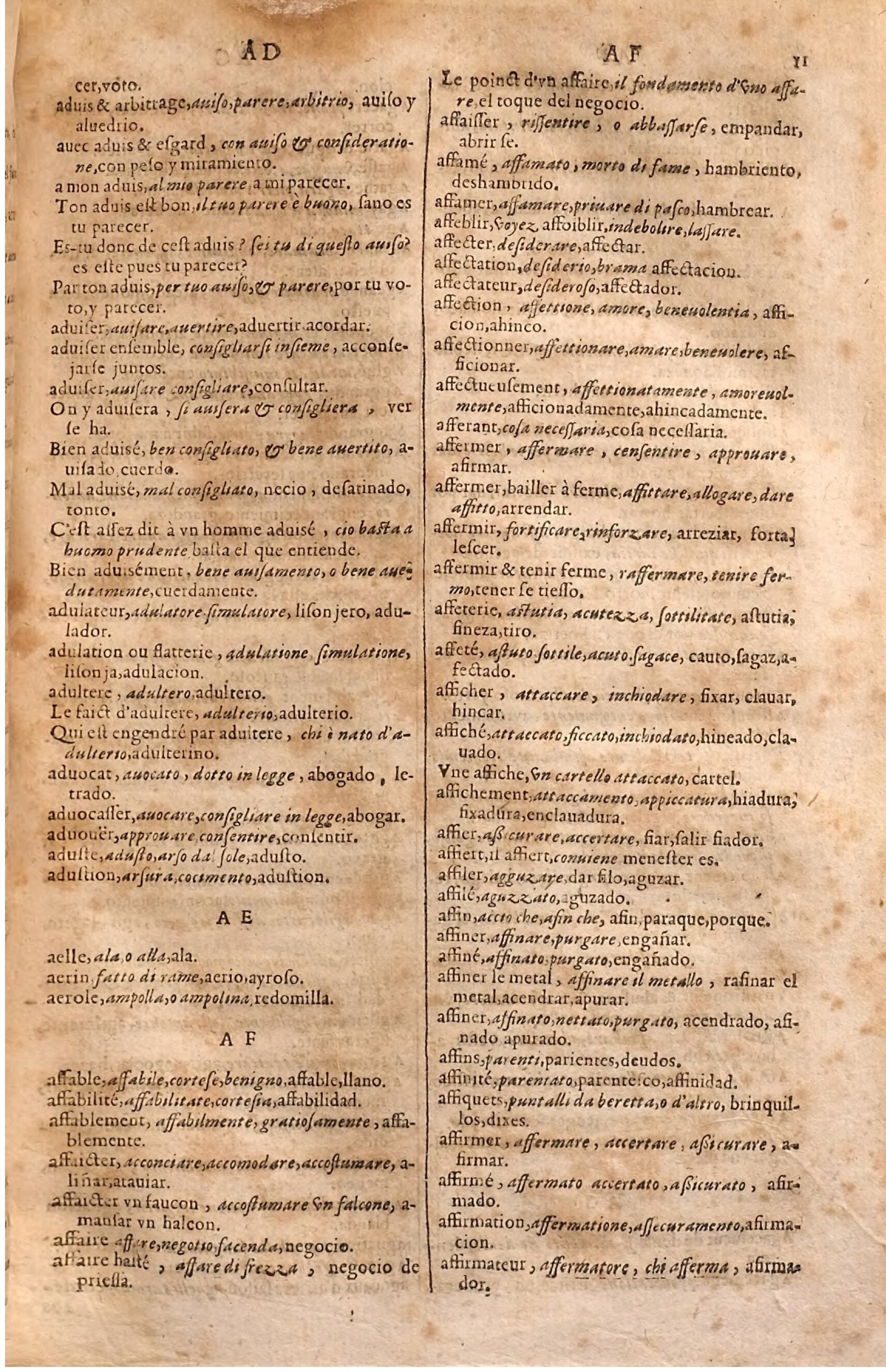 1627 - Jacques Crespin - Trésor des trois langues (Seconde partie) - Regensburg
