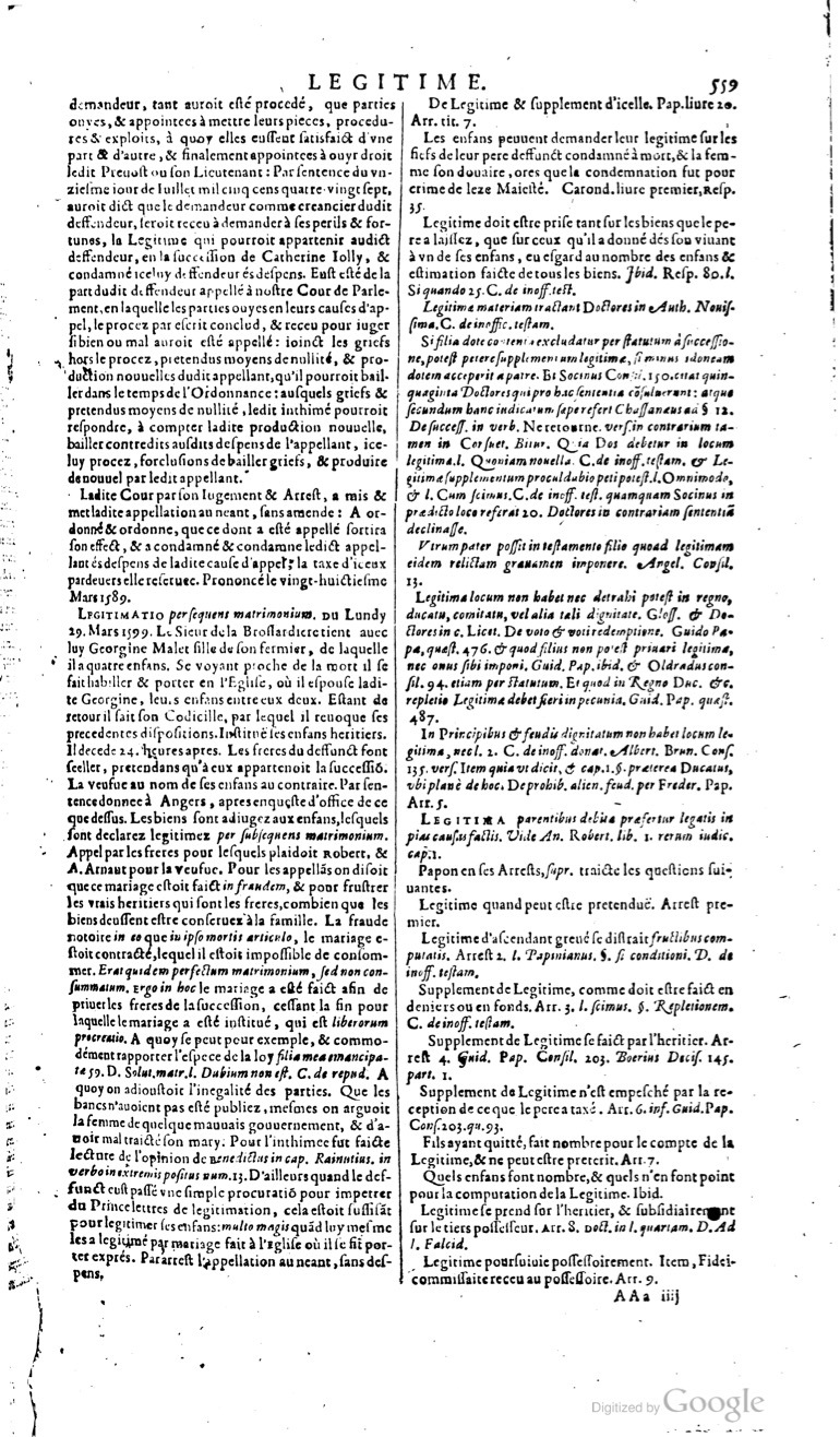 1629 - Veuve Nicolas Buon - Trésor du droit français (29620 T. 2) - BM Lyon