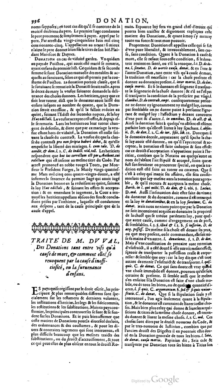 1629 - Veuve Nicolas Buon - Trésor du droit français (21754 T. 1) - BM Lyon