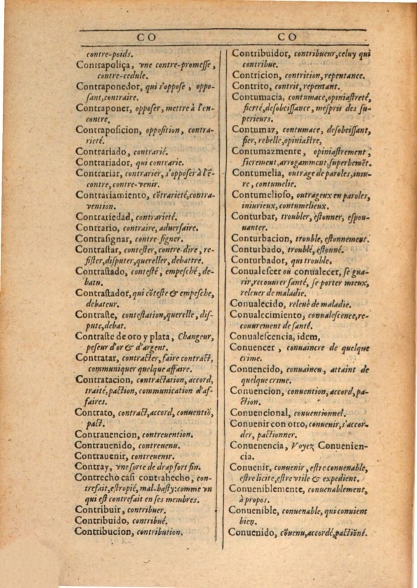 1607 - Marc Orry - Trésor des deux langues espagnole et française (Première et Seconde parties) - ÖNB Wien 1607 - Marc Orry - Trésor des deux langues espagnole et française (Première et Seconde parties) - ÖNB Wien