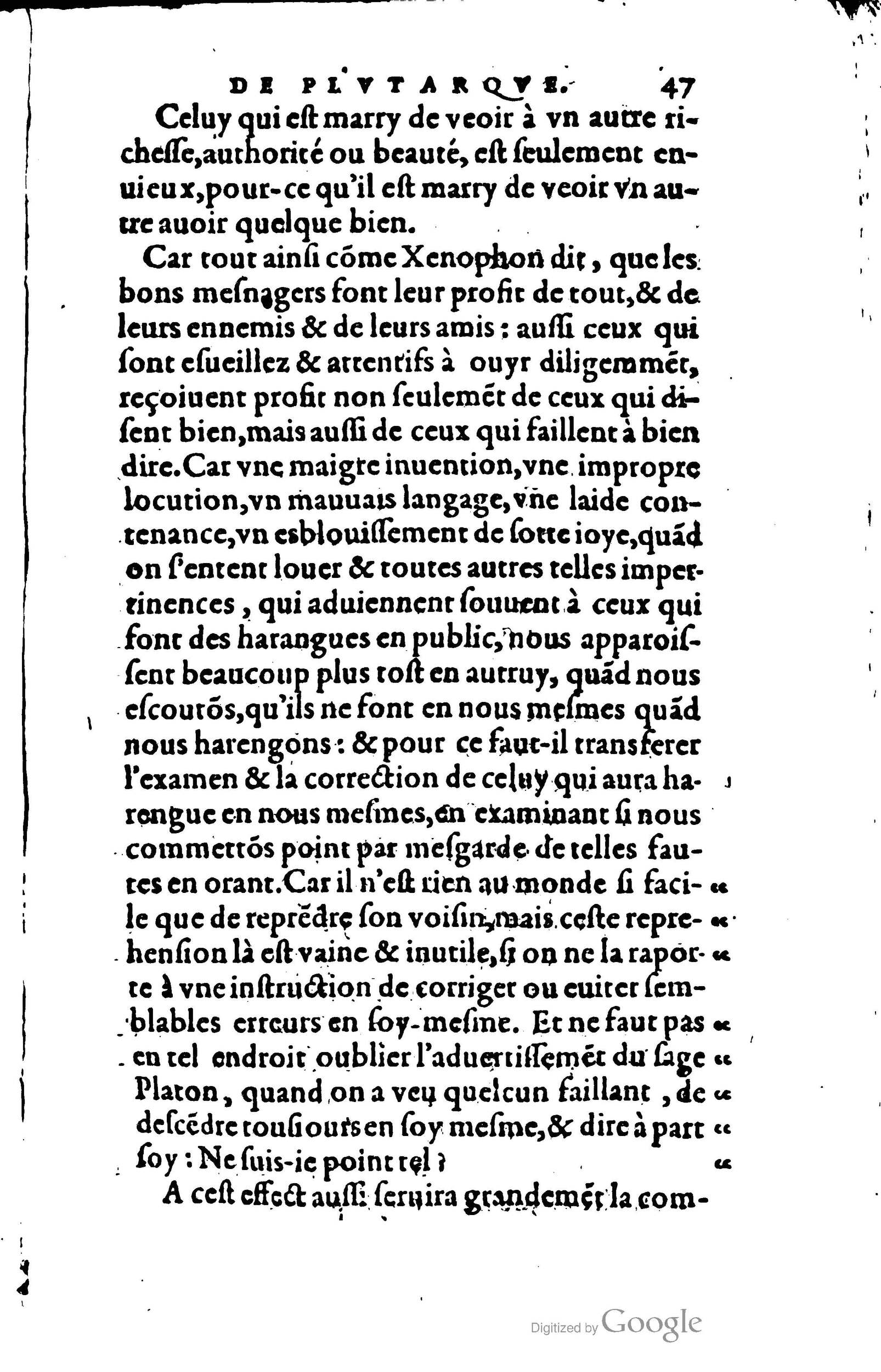 1578 - Jean Poupy - Trésor des morales de Plutarque - BSB Munich