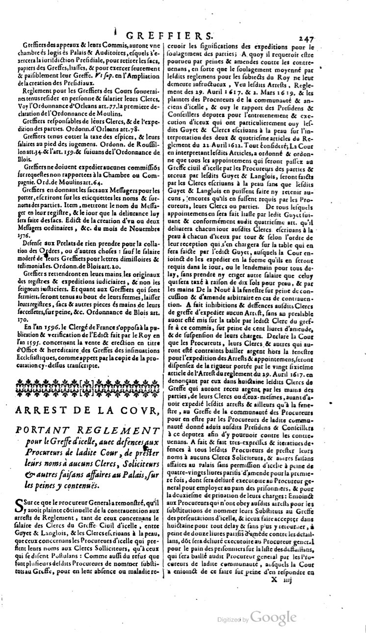1629 - Veuve Nicolas Buon - Trésor du droit français (29620 T. 2) - BM Lyon