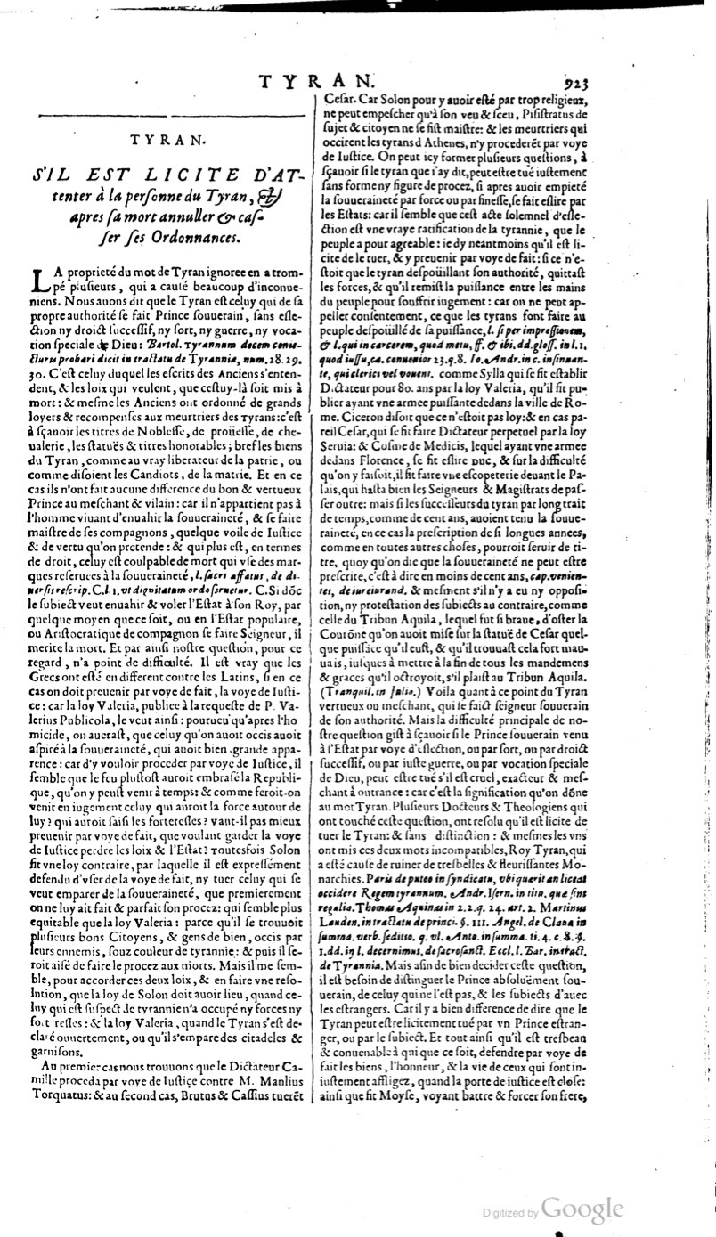 1629 - Veuve Nicolas Buon - Trésor du droit français (21754 T. 3) - BM Lyon