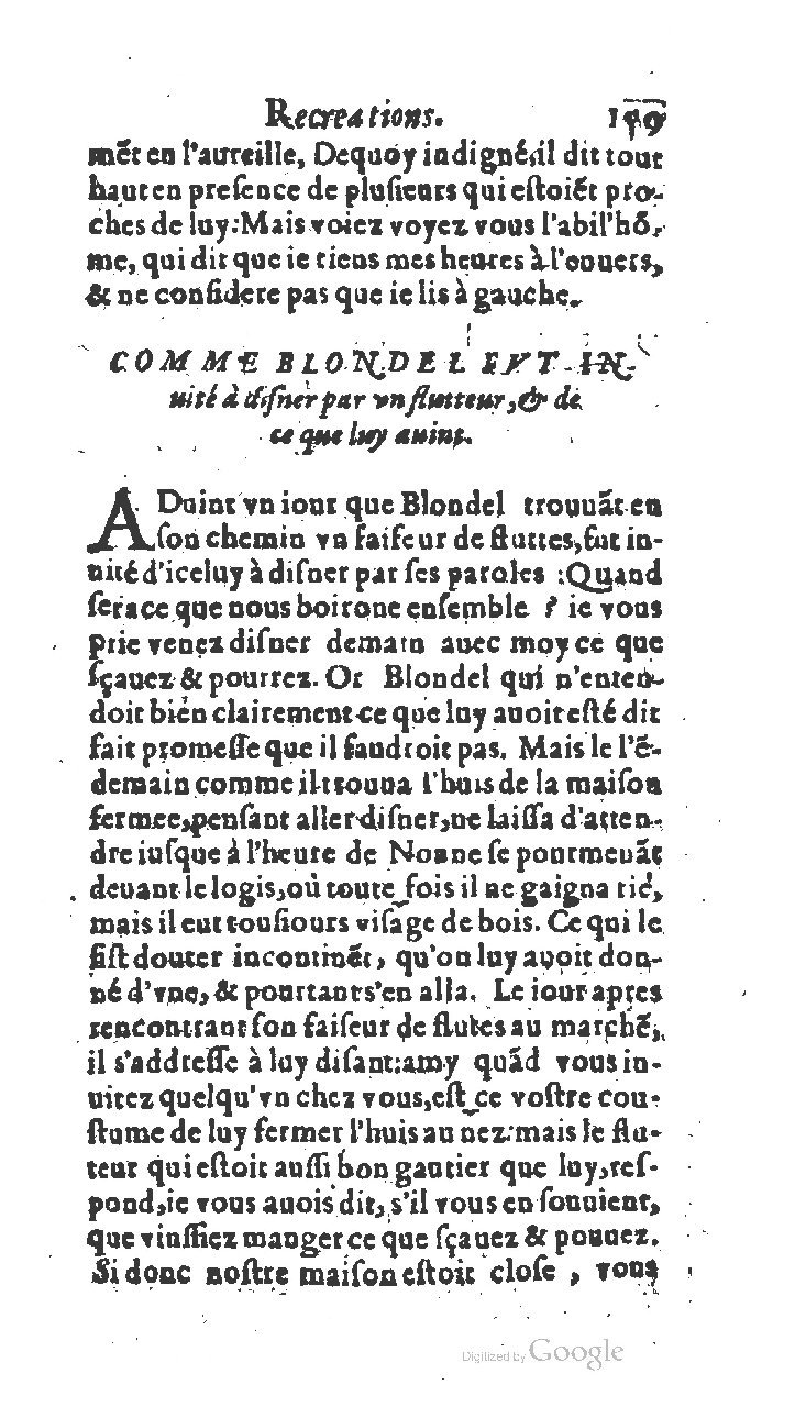 1611 - Jean Osmont - Trésor des récréations - BSB Munich