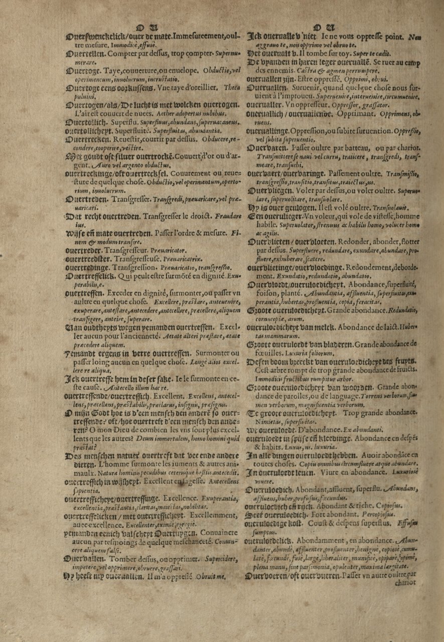 1573 - Christophe Plantin - Trésor du langage bas-allemand - Greifswald