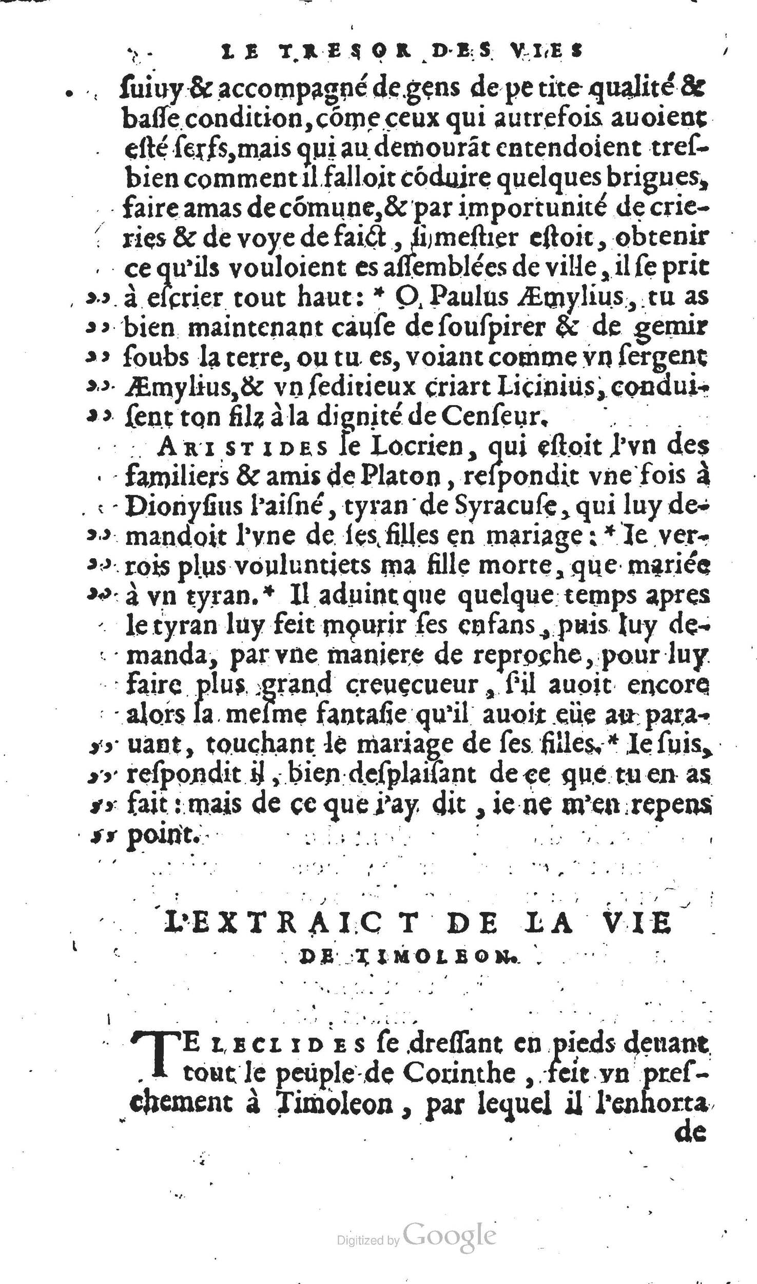 1567 - Willem Silvius - Trésor des vies de Plutarque - Anvers Musée Plantin-Moretus 1567 - Willem Silvius - Trésor des vies de Plutarque - Anvers Musée Plantin-Moretus