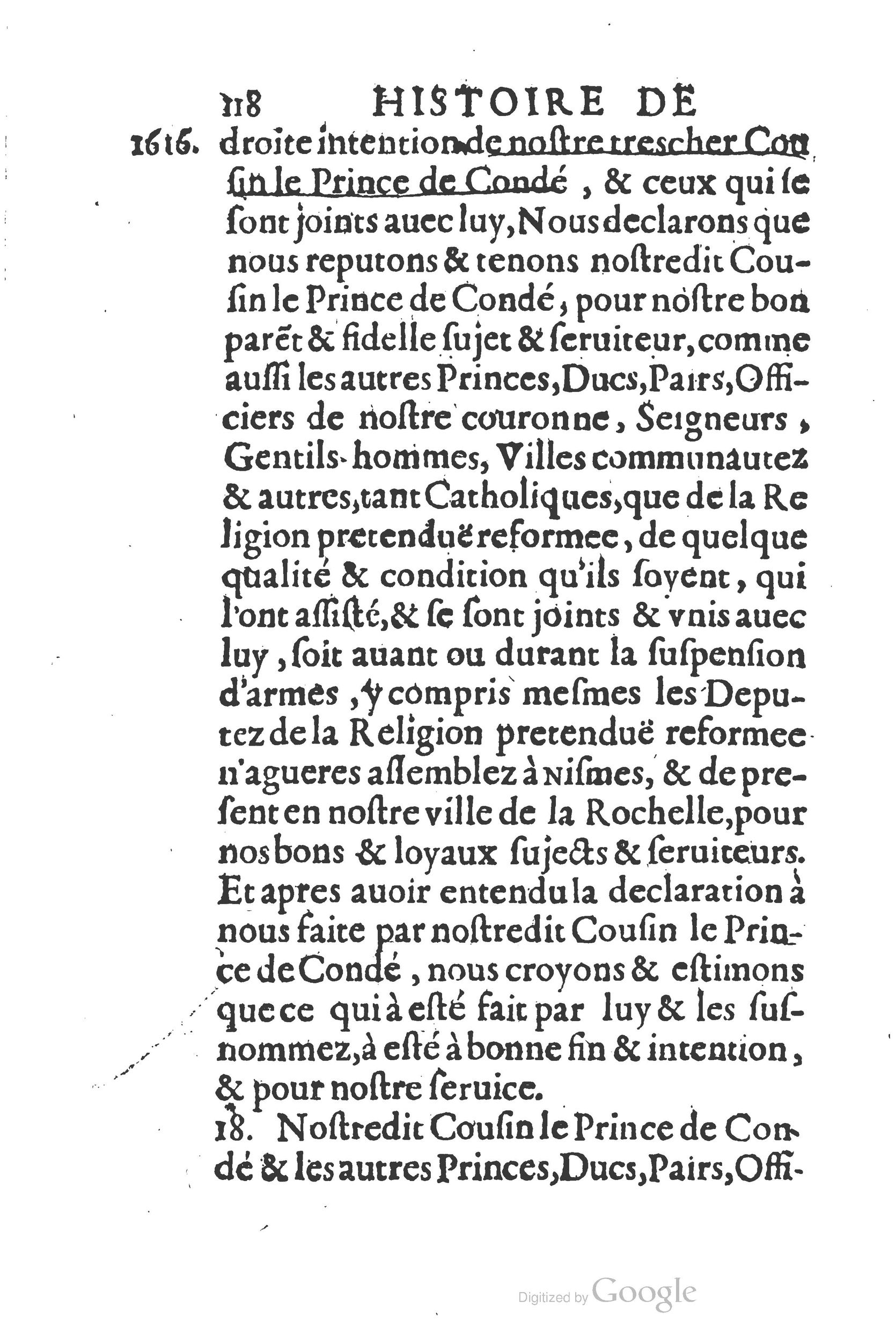 1626 - Joseph Bouillerot - Trésor de l’histoire générale de notre temps - BSB Munich