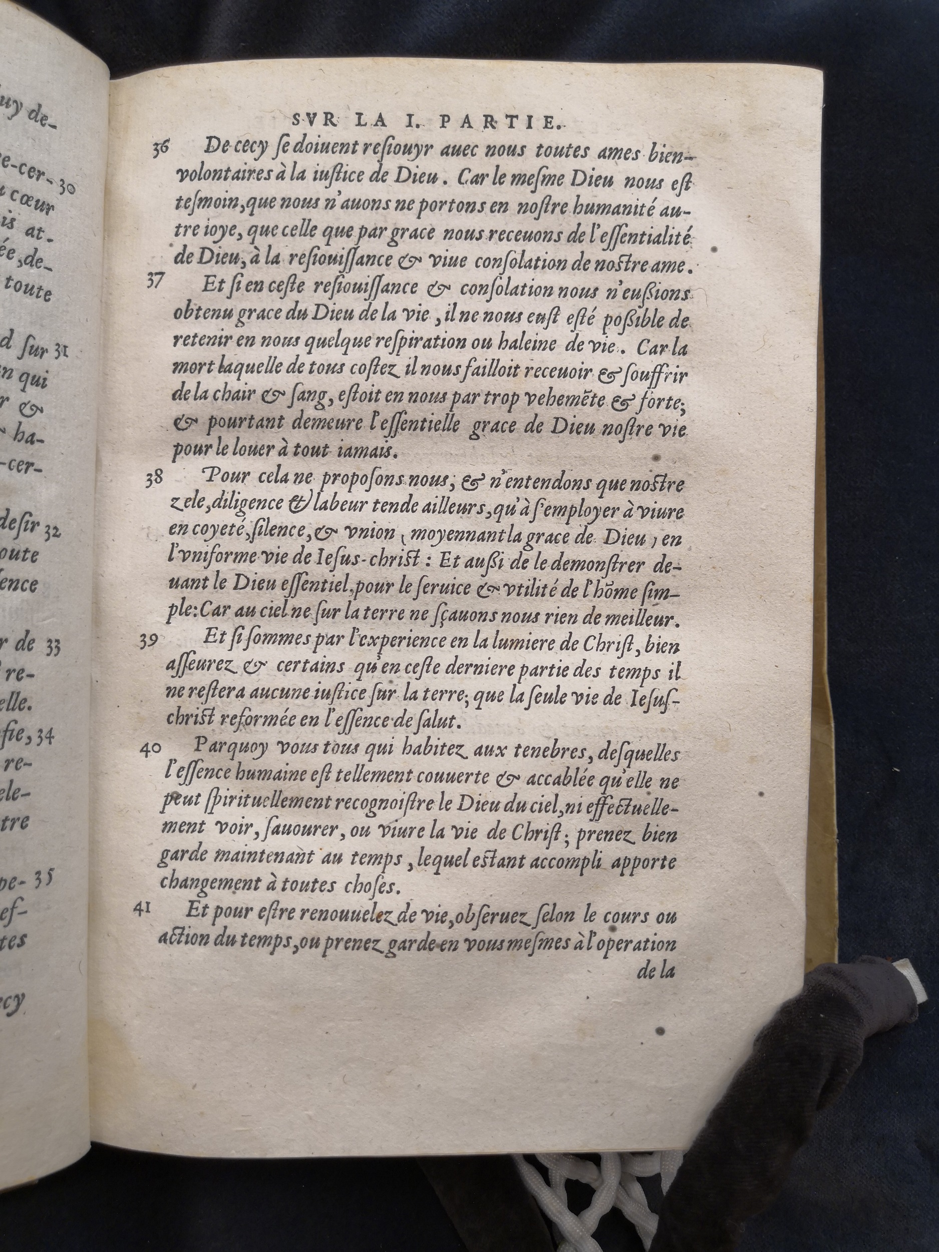 1581c. - Christophe Plantin - Le Livre des témoignages du Trésor caché au champ - Anvers Musée Plantin-Moretus