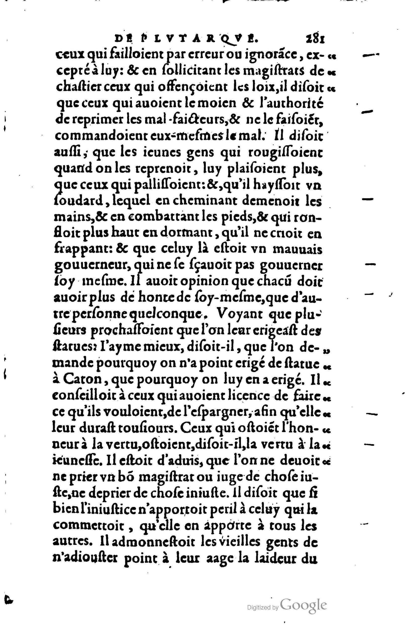 1578 - Jean Poupy - Trésor des morales de Plutarque - BSB Munich