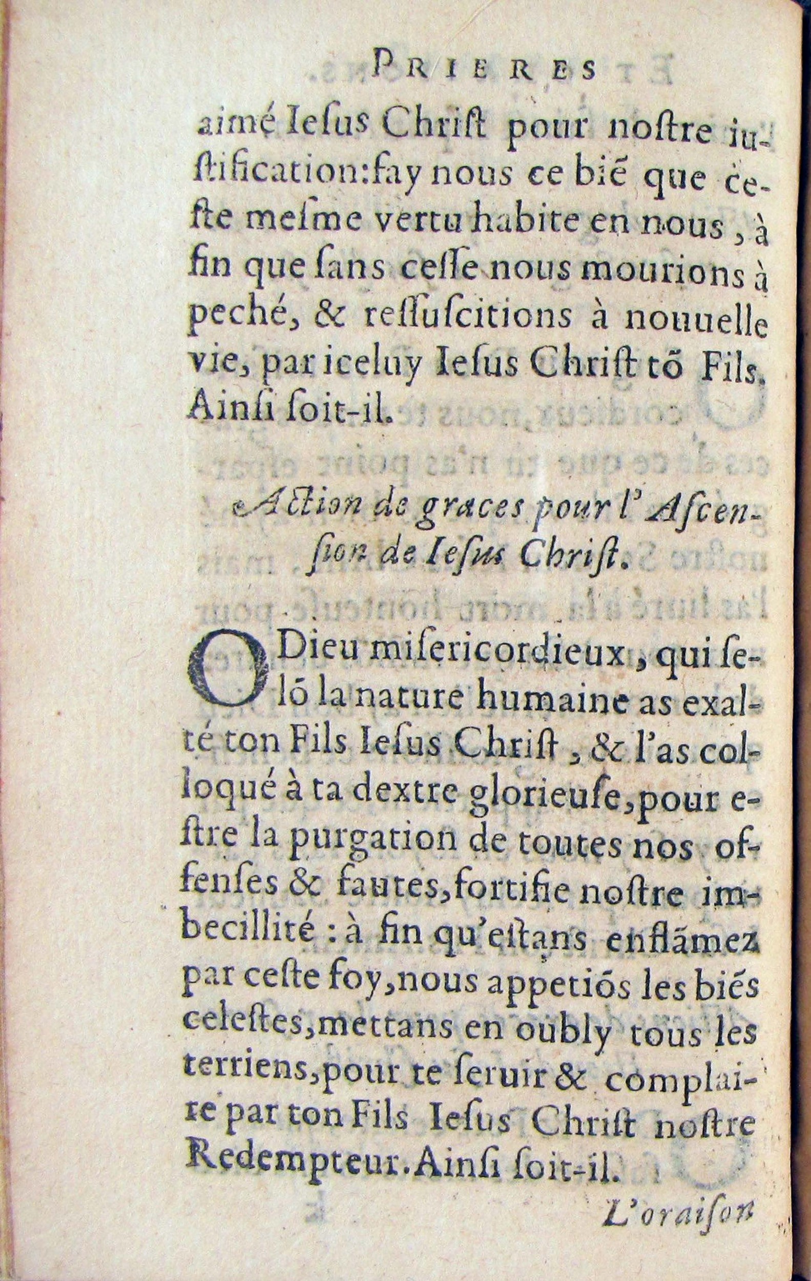 1572 - Antoine Certia - Trésor des prières, oraisons et instructions chrétiennes - Nîmes