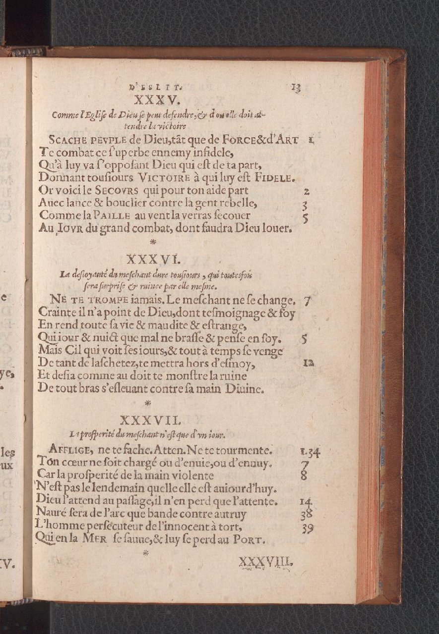 1577 - Jean de Laon - Trésor des 150 psaumes de David - Genève