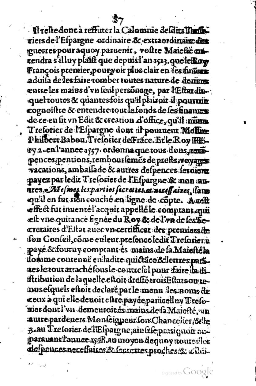 1615 - s.n. 1 - Trésor des trésors de France - BM Lyon