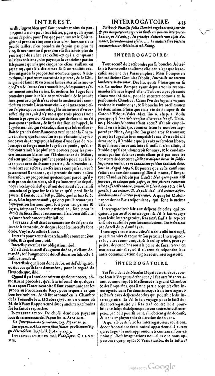 1629 - Veuve Nicolas Buon - Trésor du droit français (21754 T. 2) - BM Lyon