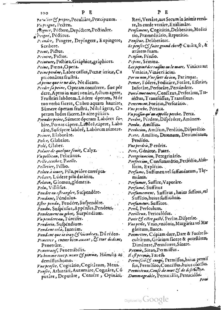 1564 - Henri Hylaire et Louis Cloquemin - Trésor des mots et traits français - BSB Munich