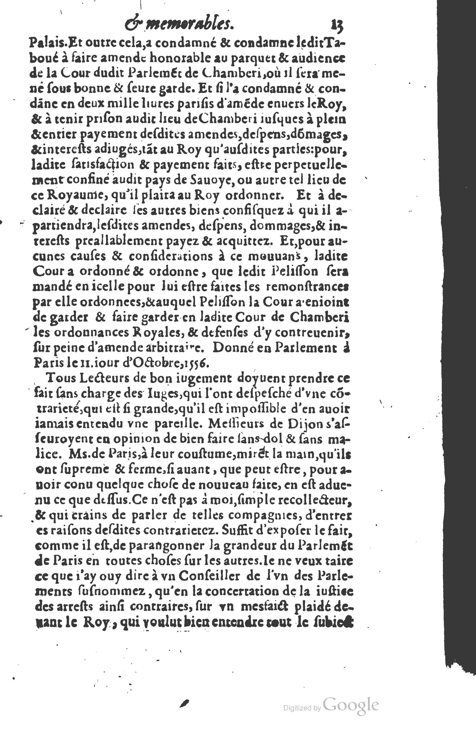 1610 - Paul Marceau - Trésor d’histoires admirables et mémorables - Princeton