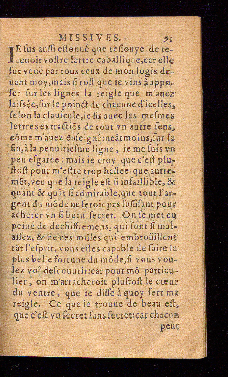 1614 - Barthélemy Vincent - Élite et Trésor des lettres missives - Bâle