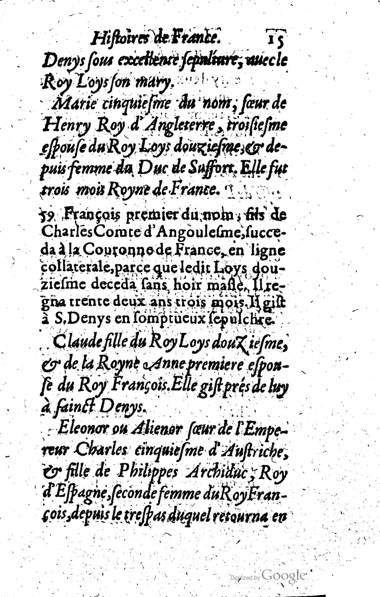 1619 - Jean Corrozet - Trésor des histoires de France - Anvers Musée Plantin-Moretus