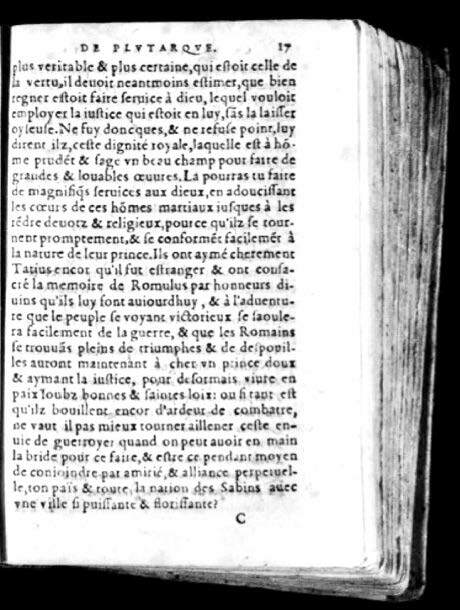 1574 - Benoît Rigaud - Trésor des vies de Plutarque - Avignon